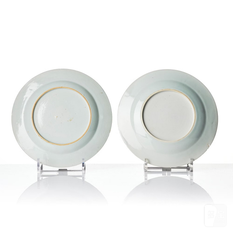 A set of 12 famille rose dishes, - 图9
